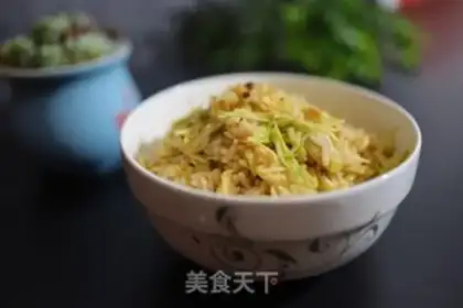 Make Snack egg fried rice step 8