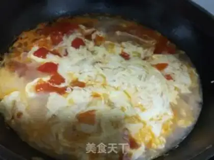 Make Tomato egg soup step 11