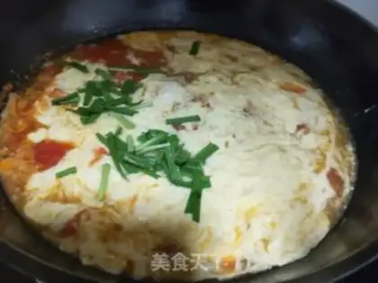 Make Tomato egg soup step 12