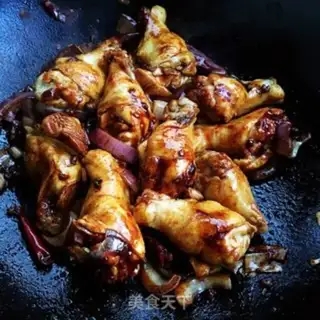 Make Spicy wings and potatoes step 8
