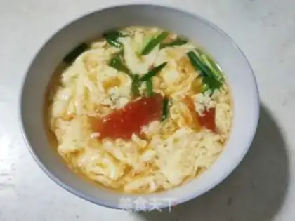 Make Tomato egg soup step 15