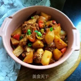 Make Spicy wings and potatoes step 14