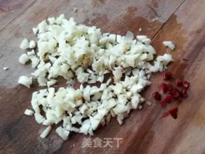 Make Garlic fans are steaming autumn step 4