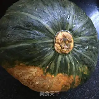 Make Pumpkin rice step 1