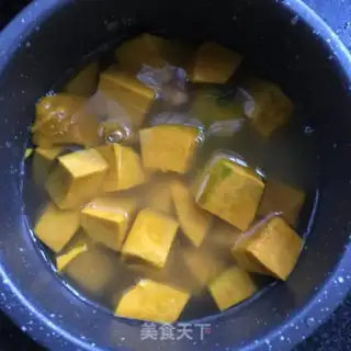 Make Pumpkin rice step 4