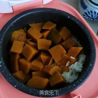 Make Pumpkin rice step 6
