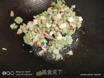 Make Shrimp celery step 2
