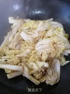 Make Shrimp cabbage fans step 4