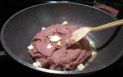 Make Make red bean sand step 3