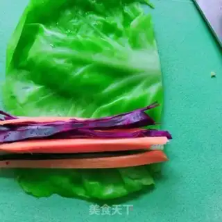Make Vegetable jade rolls step 3