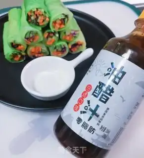 Make Vegetable jade rolls step 6