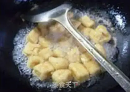 Make Little tofu tofu melon step 4