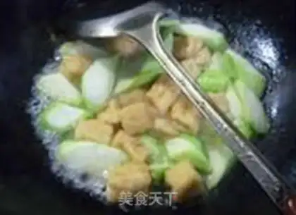 Make Little tofu tofu melon step 5