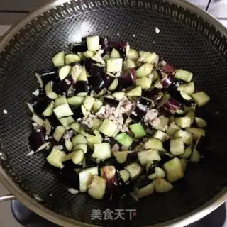 Make Meat and eggplant step 2