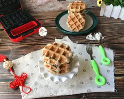 Make Puffy waffles step 15