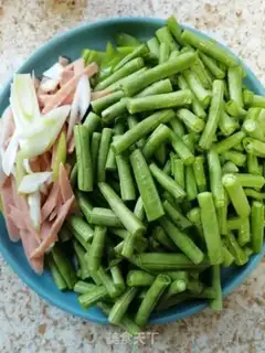 Make The beans burn ham step 1