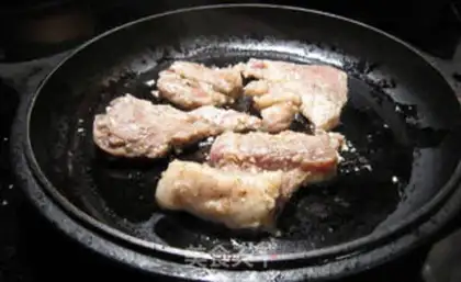 Make Garlic pork step 5