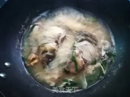 Make Clear the fish head step 2