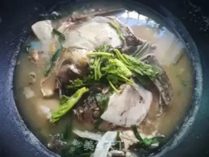 Make Clear the fish head step 3