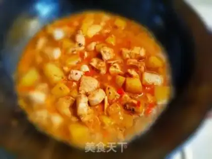 Make Pyramid chickens with potatoes step 9
