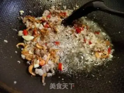 Make Meat and shrimp step 4