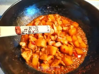 Make Pyramid chickens with potatoes step 10