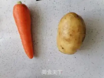Make Clear the potatoes step 0