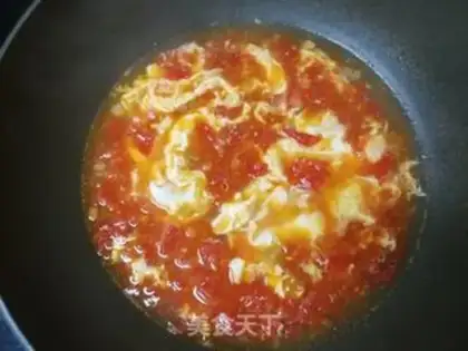 Make Potato omelet spinach noodles step 8