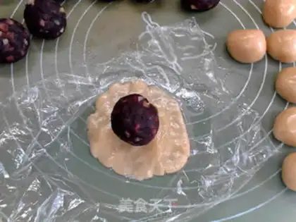 Make Chestnut ham mooncake step 10