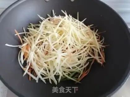 Make Clear the potatoes step 3