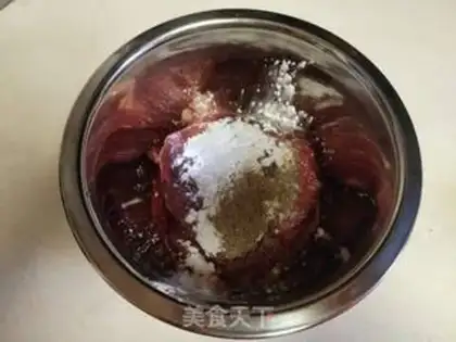 Make Fried steak step 1