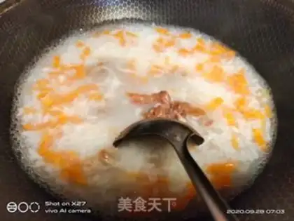 Make Carrot, thin porridge step 3