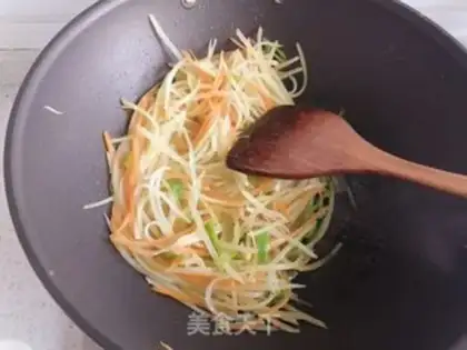 Make Clear the potatoes step 5