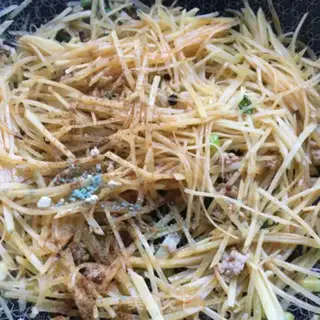 Make Pepper pasta, potatoes step 7