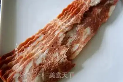 Make Bacon fried soybeans step 0