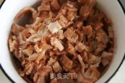 Make Bacon fried soybeans step 1