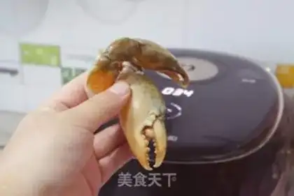 Make Crab congee step 4