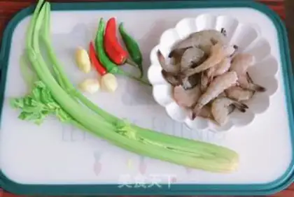 Make Shrimp celery step 0