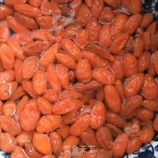 Make Peach and rice step 1