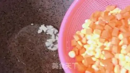 Make Corn pellets of ham step 3