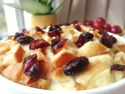 Make Toast egg pudding step 4