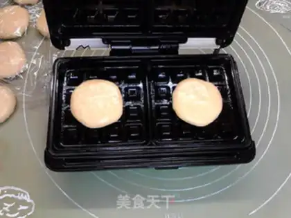 Make Peanut butter, cheese, waffles step 14
