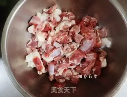 Make The lamb string step 1