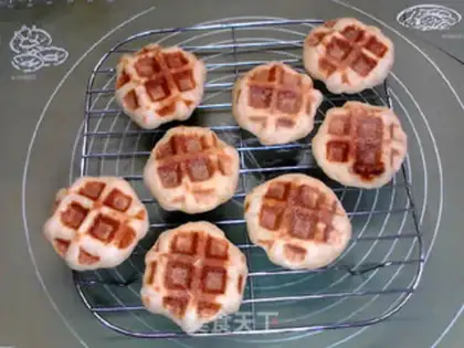 Make Peanut butter, cheese, waffles step 17