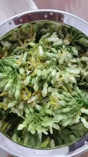 Make Night fragrance egg soup step 0