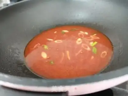 Make Cheese juice pie step 8