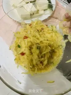 Make Potato omelet step 1