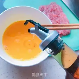 Make Meat and eggs step 1
