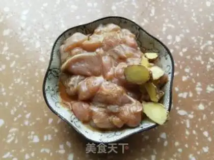 Make Chicken with beans step 2