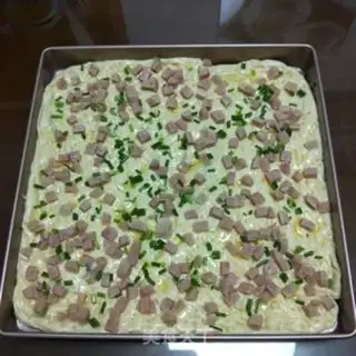 Make Onion ham bread step 12